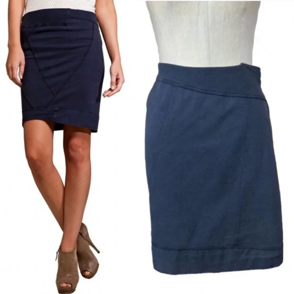 Boy. by Band of Outsiders Reconstructed Sweat Skirt Faded Blue Size‎ 4 / US 12